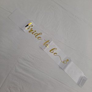 Bride To Be Sash bride tribe tattoos Bachelorette Party White Gold Ring Party